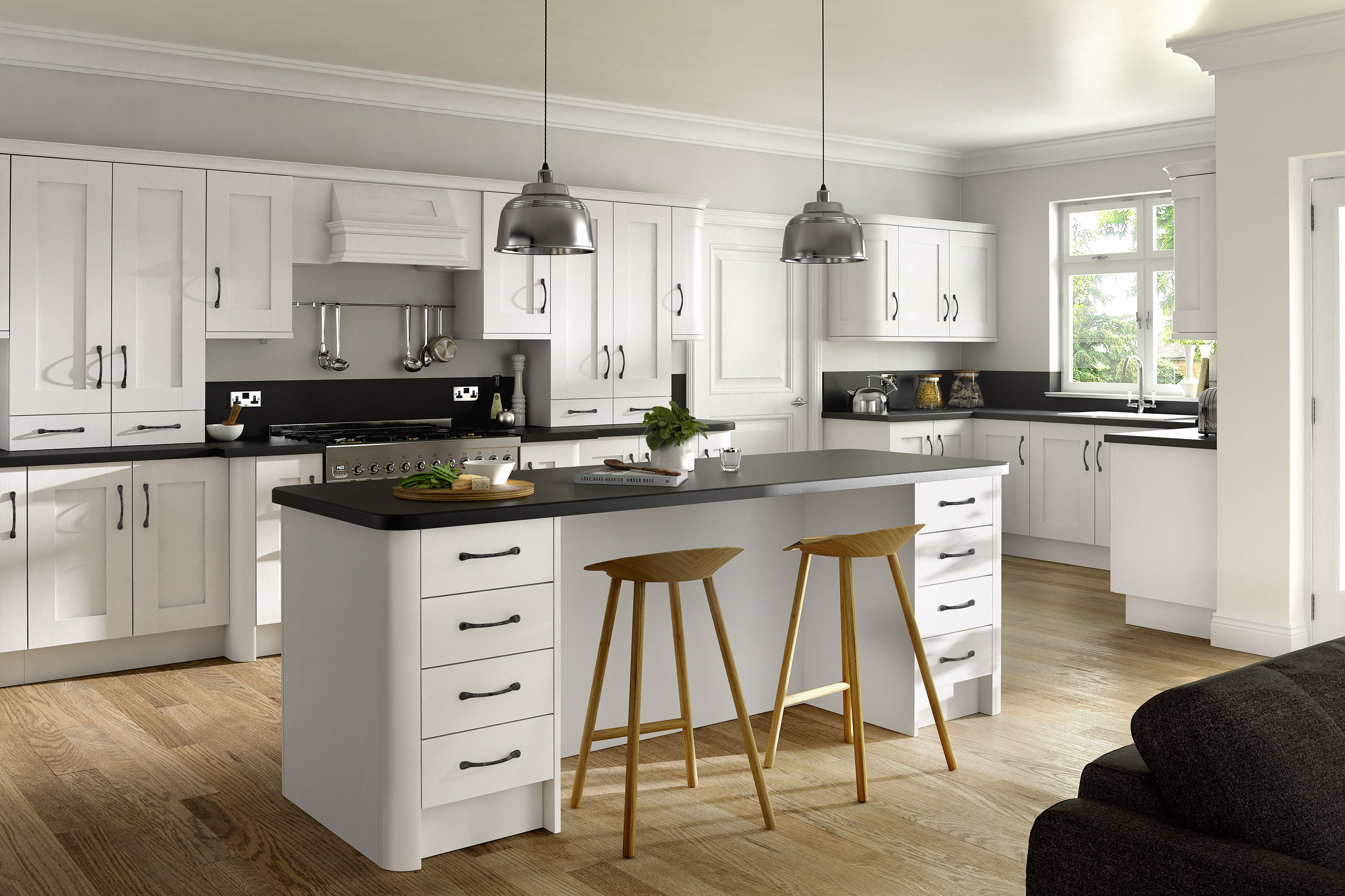Buckingham-White-1 - Kitchen installation Wirral alternatively Bespoke Bedrooms Cheshire in the same way Bespoke Interior Cheshire - Bespoke Kitchens Bathrooms and Bedrooms Wirral Liverpool Cheshire