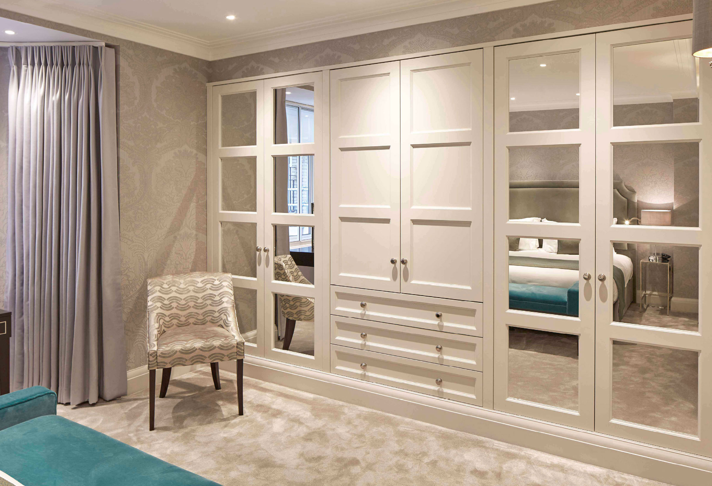 Luxury-Mirrored-Wardrobe-Windsor_main - Kitchen installation Cheshire because Bespoke Bathrooms Liverpool although Bespoke Interior Cheshire - Bespoke Kitchens Bathrooms and Bedrooms Wirral Liverpool Cheshire